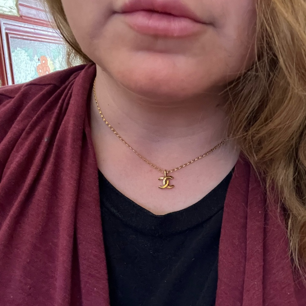 Vintage Chanel CC necklace